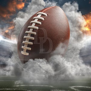 Football Sports Field Stadium Background with smoke and lights, Football Backdrop, Football Stadium Background Image - High Quality PNG