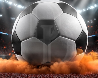 Fußball Poster: High-Resolution Digital Download für Canva & Photoshop