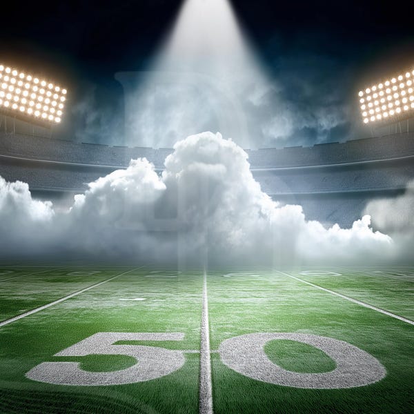 Football Background PNG / Stadium Field Digital Backdrop / Game Day Sports Field Printable Design
