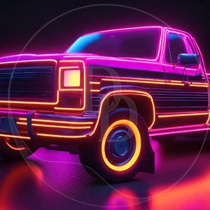 Captivating Vintage Pickup Truck Art - Perfect Gift for Garage Enthusiasts - Instant Download