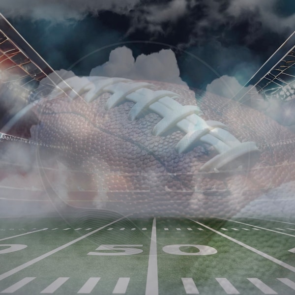 Football Field Background with smoke and lights, Football Backdrop, Football Stadium Background Image - High Quality Download