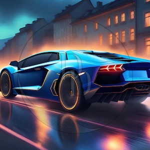 Lambo Wall Art