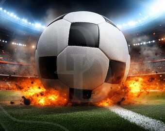 Fußball Photoshop Kulisse - hochauflösender digitaler Download