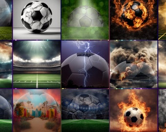 Fondos de fotografía de fútbol: Fondos deportivos de alta resolución (descarga digital)