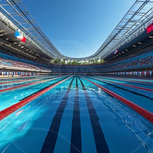 Digital Swim Team Backdrop Design for School Sports Photos – High-res ...