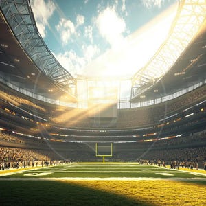 Football Sports Stadium Background with smoke and lights, Football Backdrop, Football Stadium Background PNG - High Quality PNG