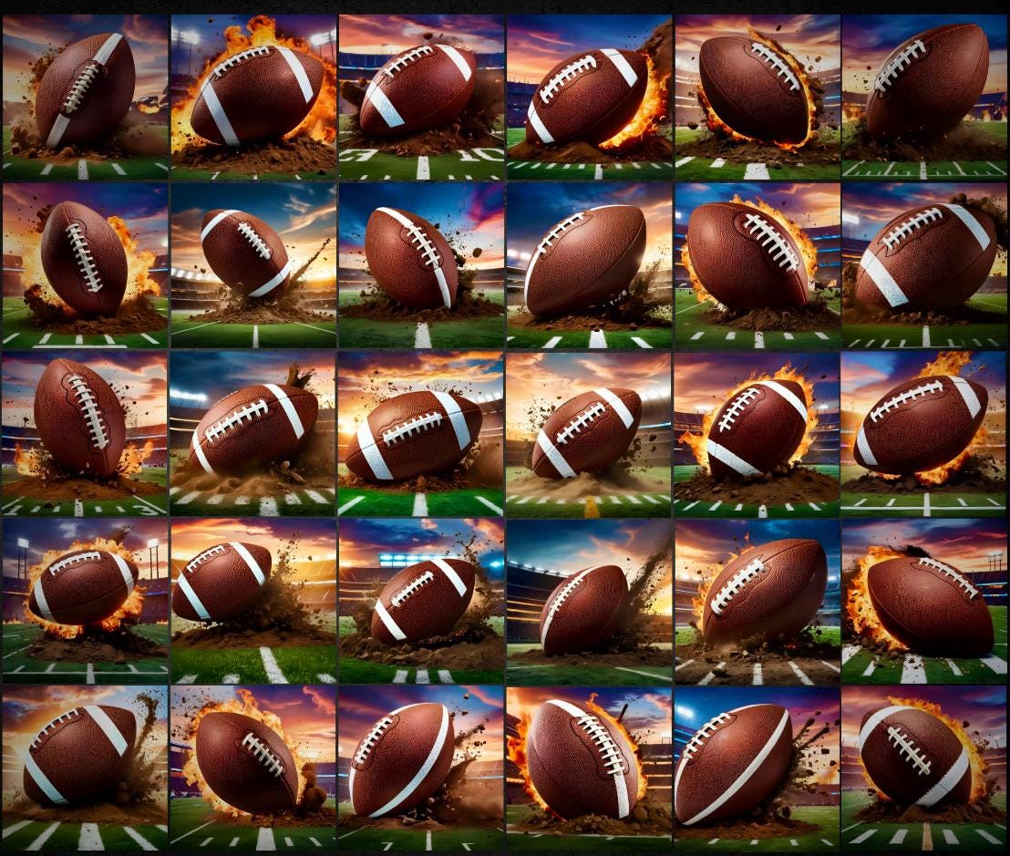 Football Photo Backdrops: High-Resolution Sports Backgrounds (30 PNG)