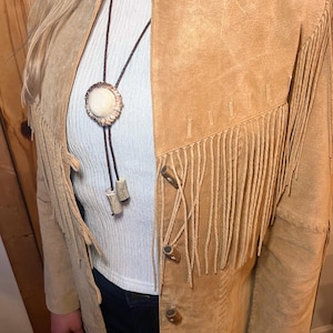 Elk Burr Bolo Tie