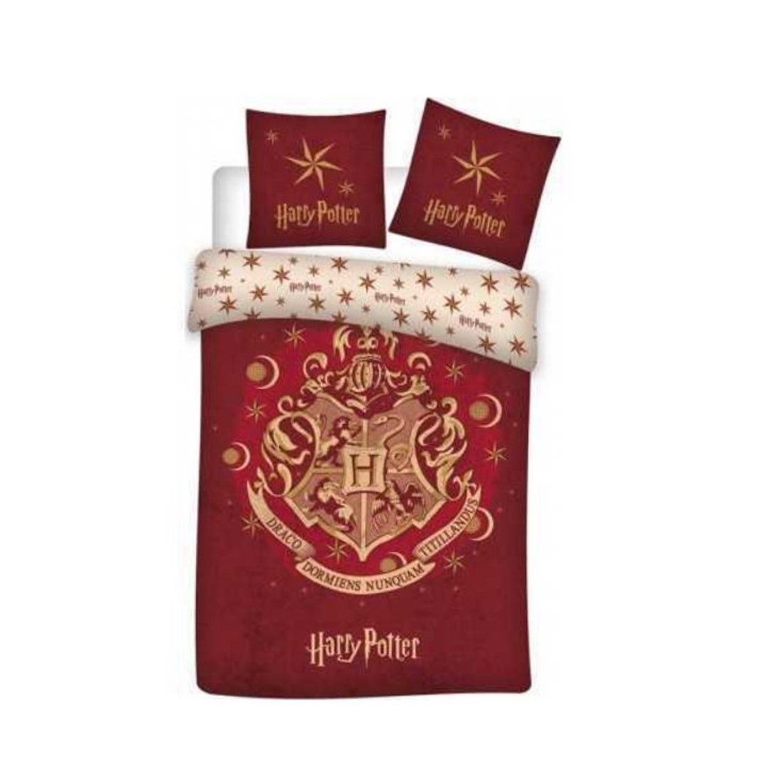 Harry Potter Organic Cotton Duvet Cover Set Etsy
