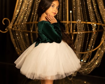 Generisch Robe De Noël Pour Fille - Robe à Paillettes - Tenue