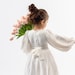 Stylish Velvet Baby Girl Dress with a Charming Large Collar Design- Pink