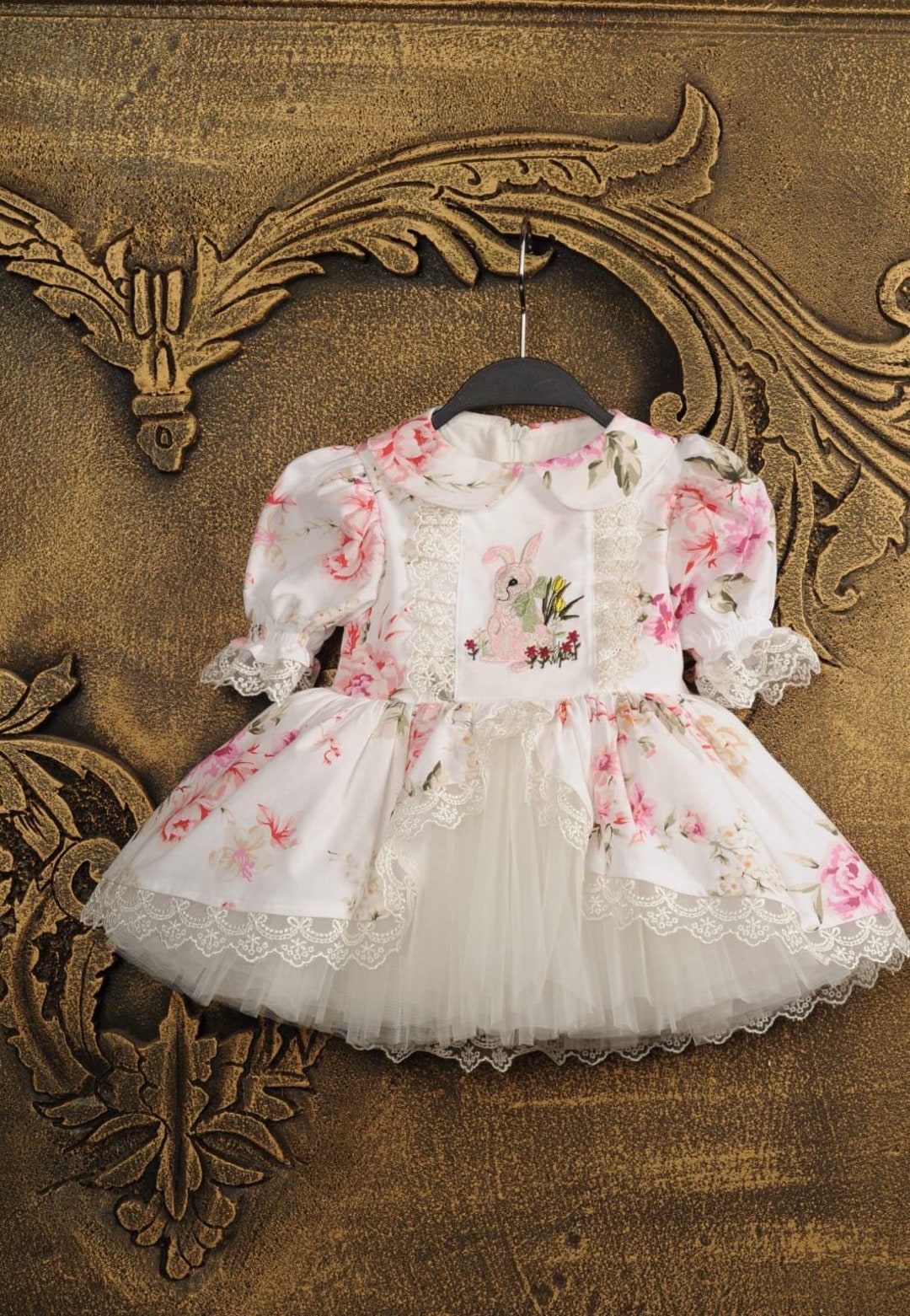 Baby Girl Easter Dresses With Bonnets Pink Infant Easter Dress With Bonnet  Toddler Smocked Dress Baby