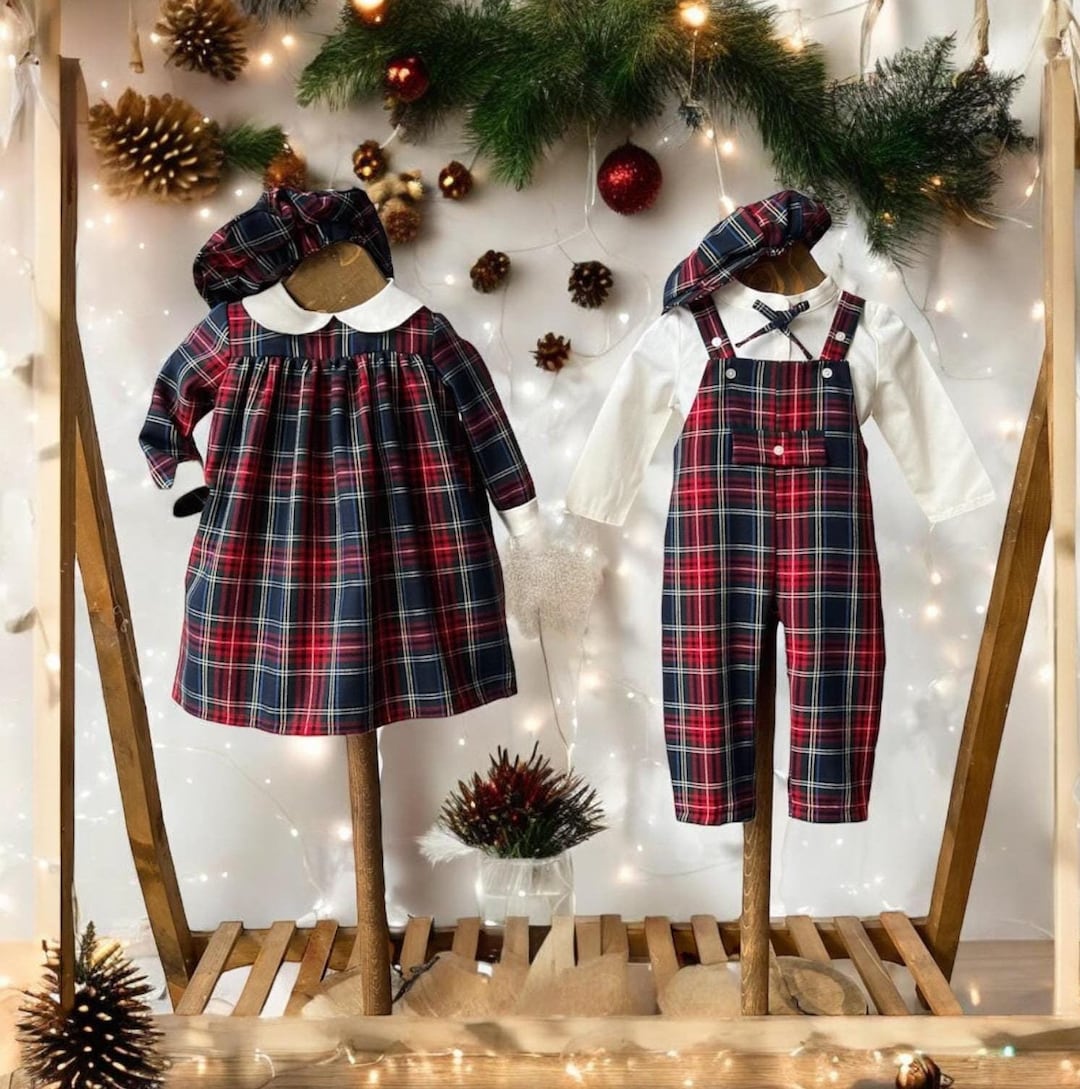 Coordinating Christmas Outfits For Siblings