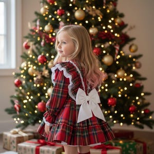 Big Girls Plaid Christmas Dress - Etsy Big Girls Plaid Christmas Dress - Etsy
