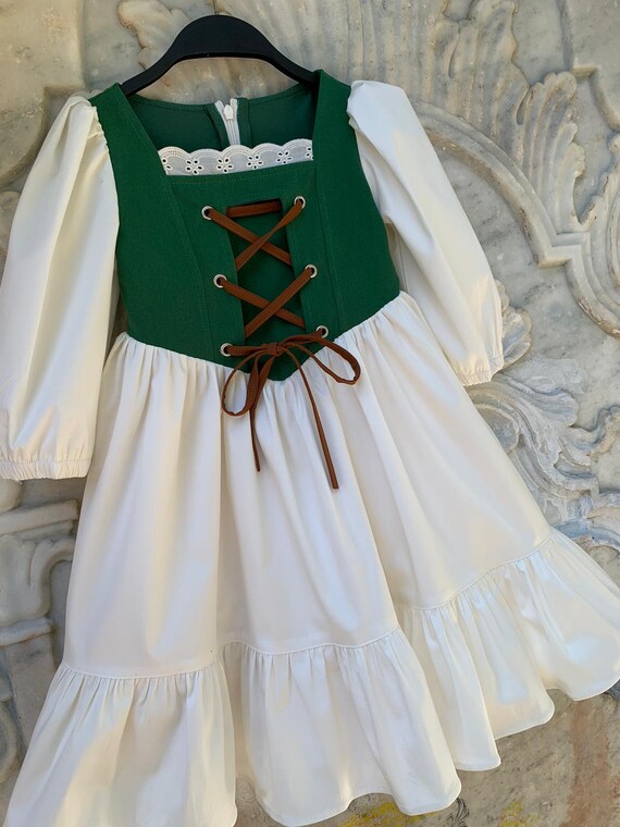 princess peasant dress Girls Renaissance Peasant Dress