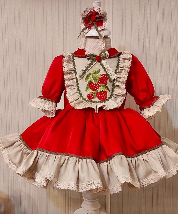white christmas dresses Shop Cute Mother Daughter Party Matching Dresses in Red Color - Christmas Red Short Dresses - Birthday Girl Toddler Party Dress main image 1