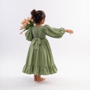Little Girls Dresses Sage Green - Etsy Little Girls Dresses Sage Green - Etsy