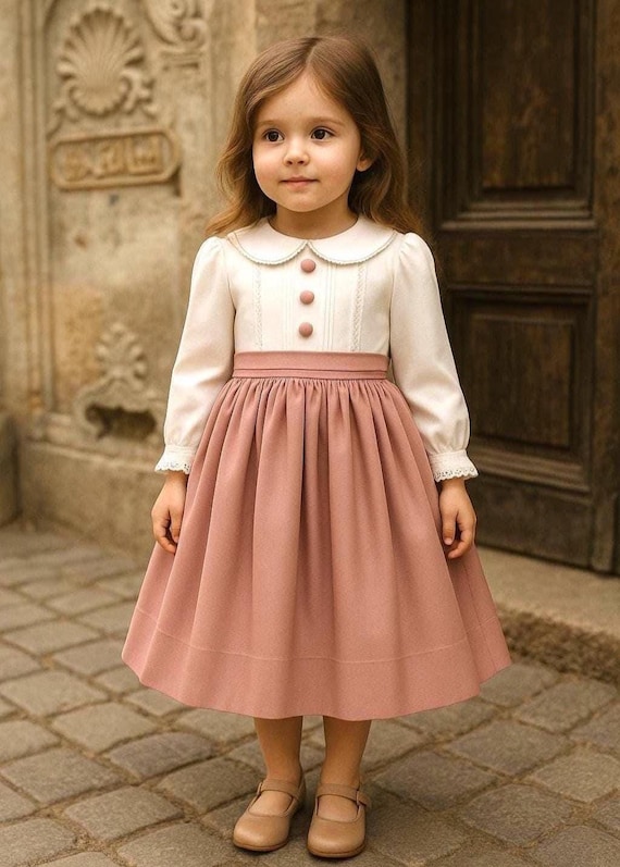 sachin and babi light blue dress Elegant Beige Girl Dresses with Headgear for Kids Wedding Birthday Holiday  Party Gown 2024 J104 – DreamyVow