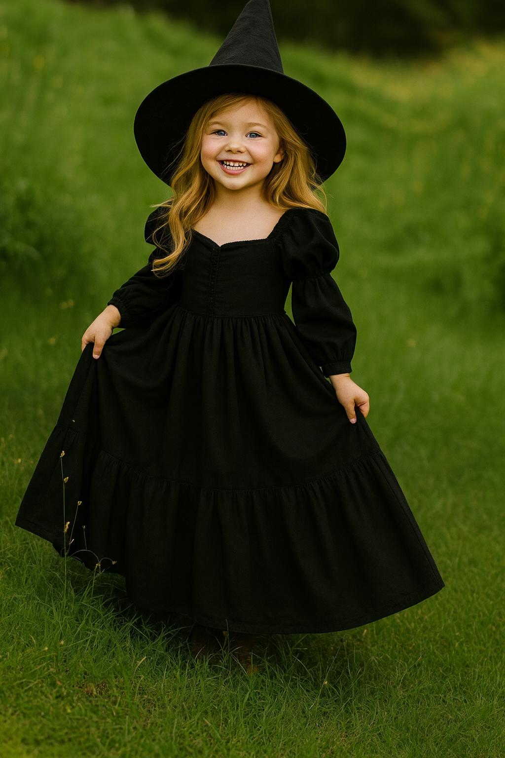 black witch dress costume Wicked Queen - Adult Best of all Girl Black Witch Halloween Costume