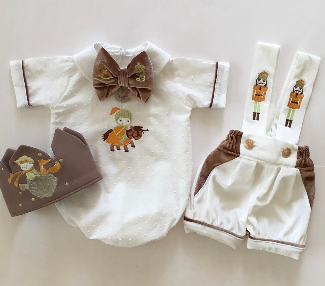 Baby Boy Nutcracker Holiday Birthday Outfit Set Baby Boy Etsy