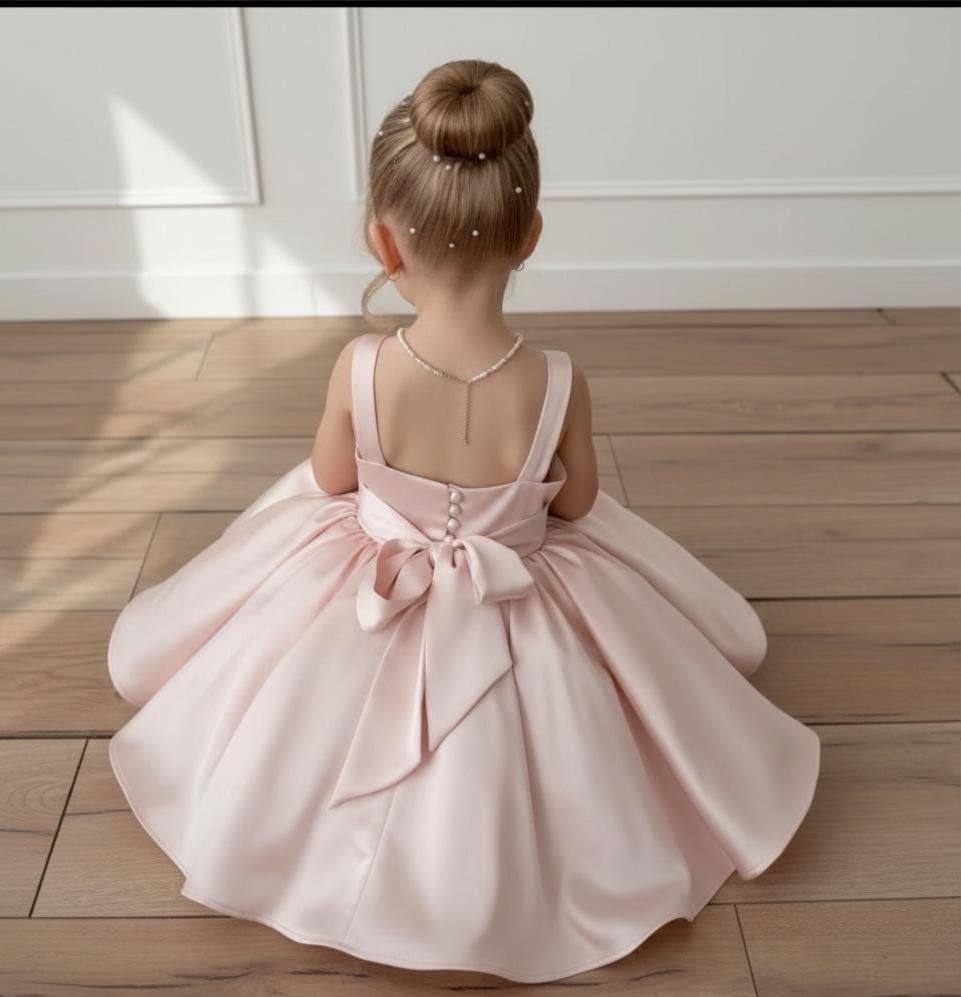 sachin and babi light blue dress Pink Dresses for Girls main image 1