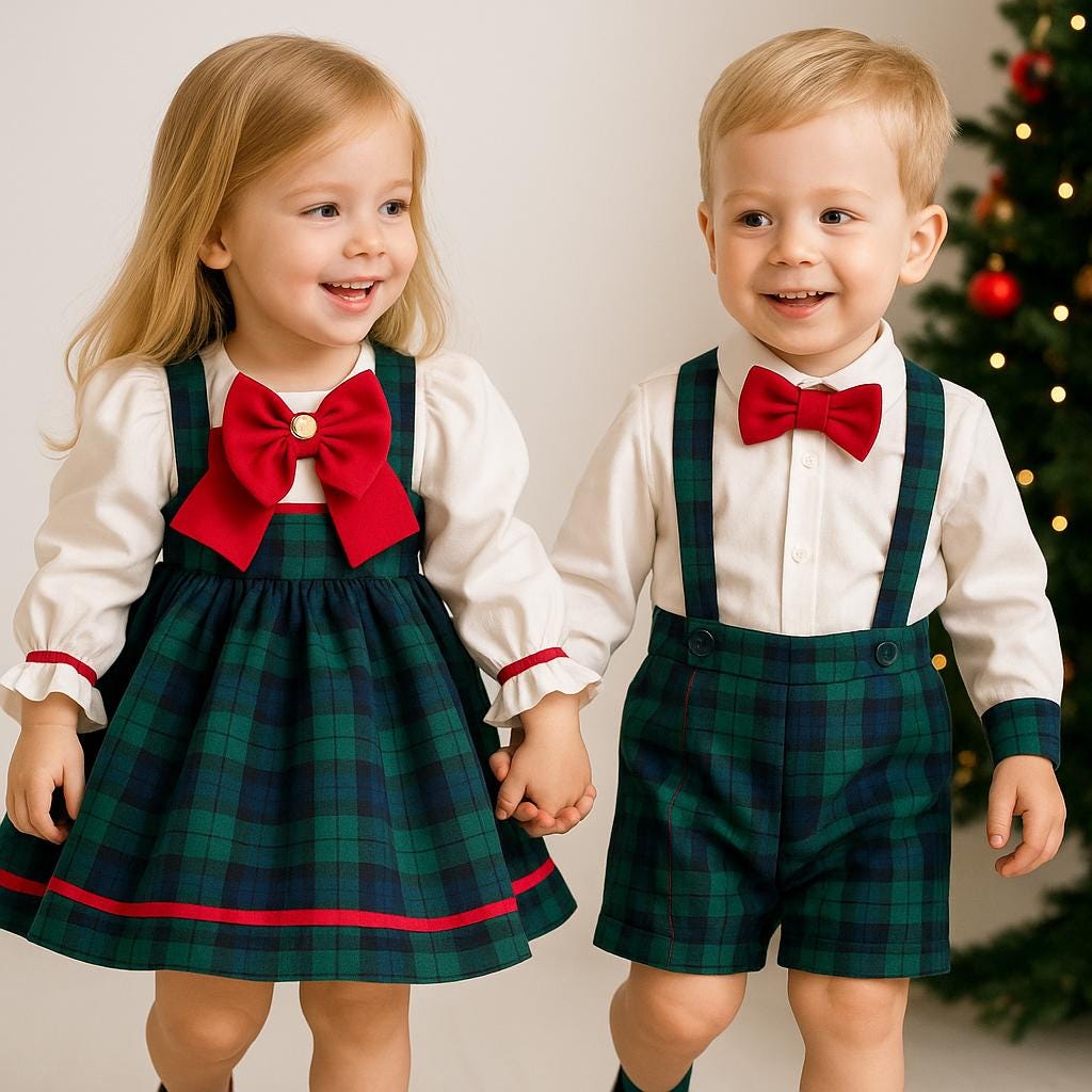 Coordinated Christmas – Dress Them Dearly, image size:1024x1024
