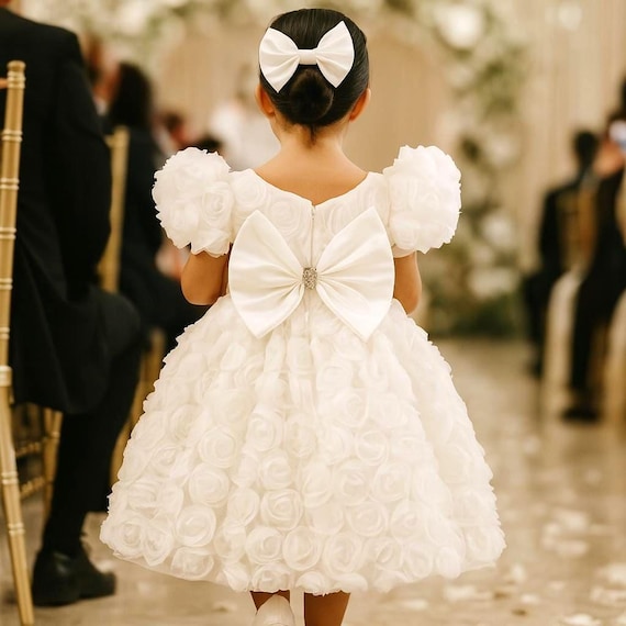 Vestido branco para dama de honra, vestido branco com estampa