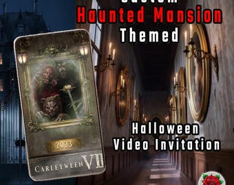 Custom Video Invitation: Animated Party Announcement (Digital Invite)