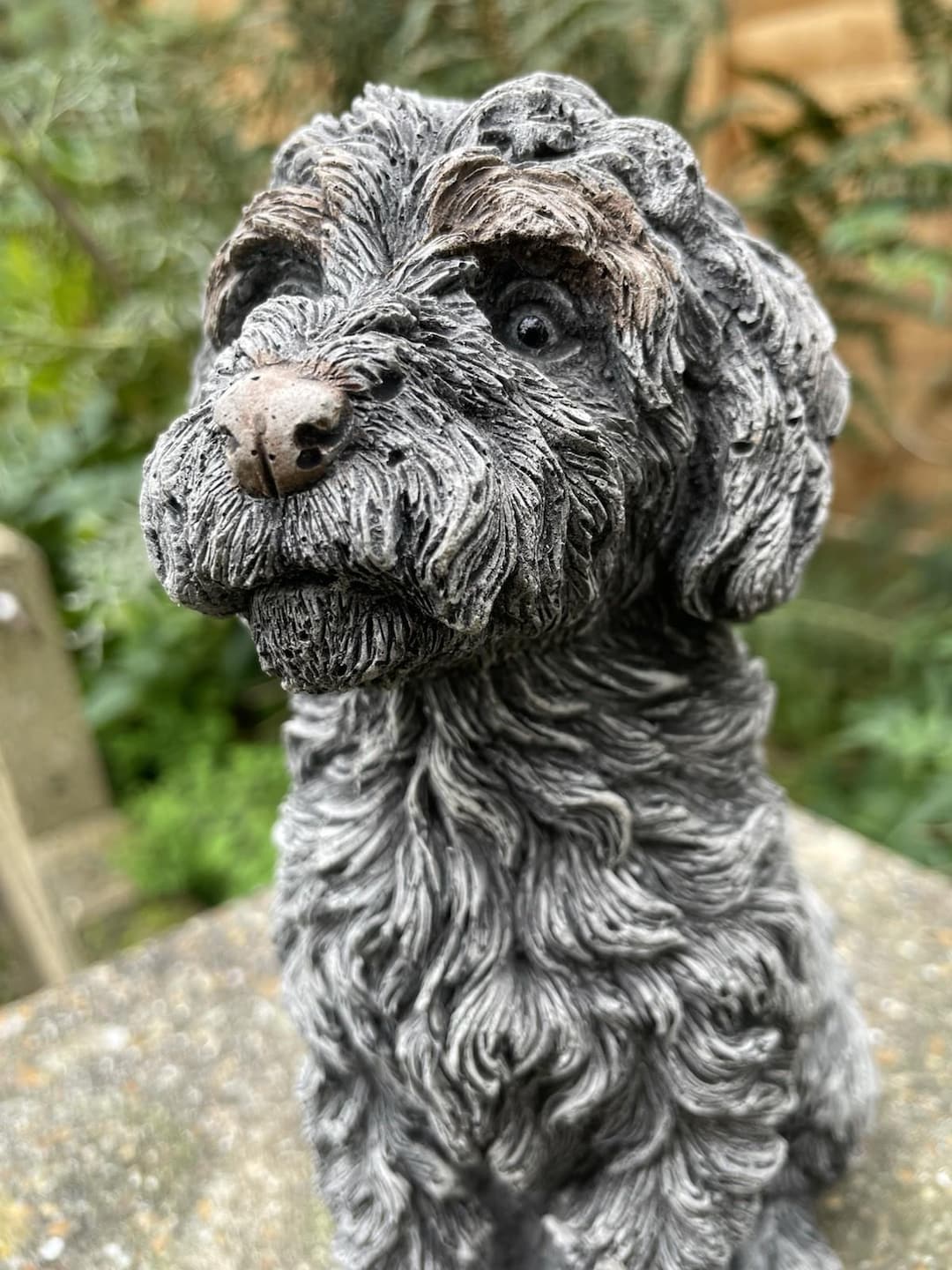Cockapoo Statue - Garden Ornament - Hand Cast - Etsy UK