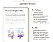 The Home Organization Sidekick Journal Digital PDF. A Step-by-Step Guide to Declutter, and Organize your Home.