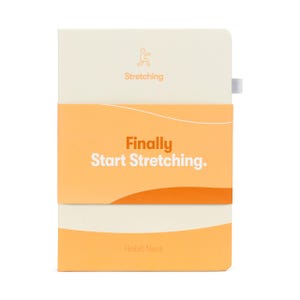 The Stretching Sidekick Journal by Habit Nest. 66 Stretching Routines that only take 15-20 mins a day. Feel Flexible, Energized, and Comfy.