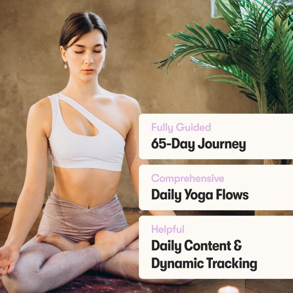 Yoga Journal: 66 Guided Routines for Beginners by Habit Nest