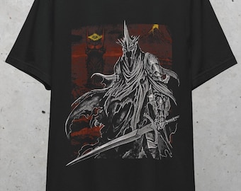 Camicia del Signore degli Anelli, Maglietta del Re Stregone di Angmar, Maglietta Mordor, Sauron, Signore Oscuro, Morgoth
