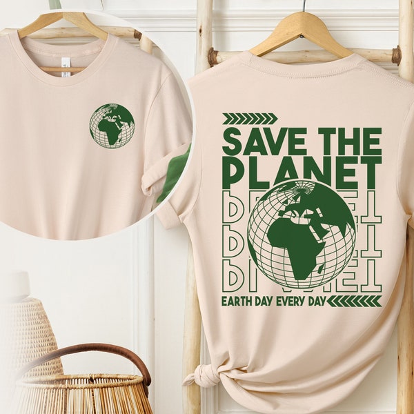 Earth Day Shirt, Nature Lover T-Shirt, Save The Planet Tshirt, Activist Top, Trendy Tee, Retro Aesthetic, Enviromental Gift, Hippie, Retro