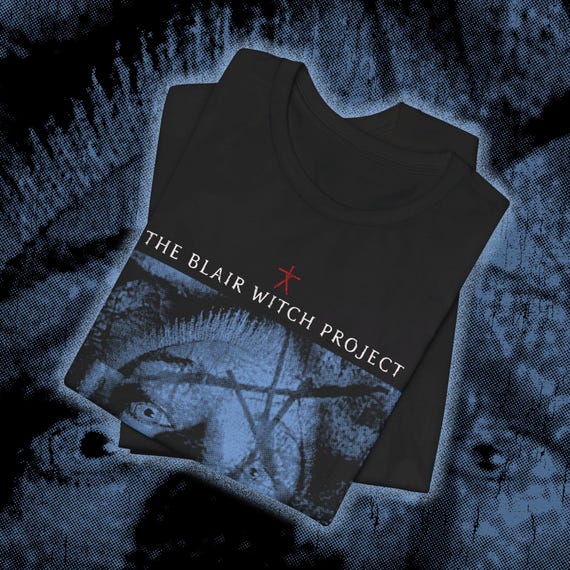 Vintage The Blair Witch Project T-Shirt - Unisex Retro Design Mit Antique Wash