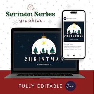 Christmas at Your Church | Sermon Series Graphics