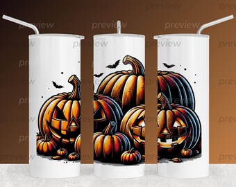 Witches Ghosts Pumpkin Halloween Clipart PNG - Instant Download Sublimation Design