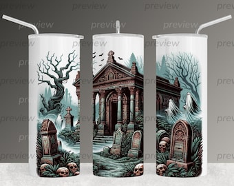Halloween Graveyard Clipart Bundle - Spooky Digital Files for Instant Download
