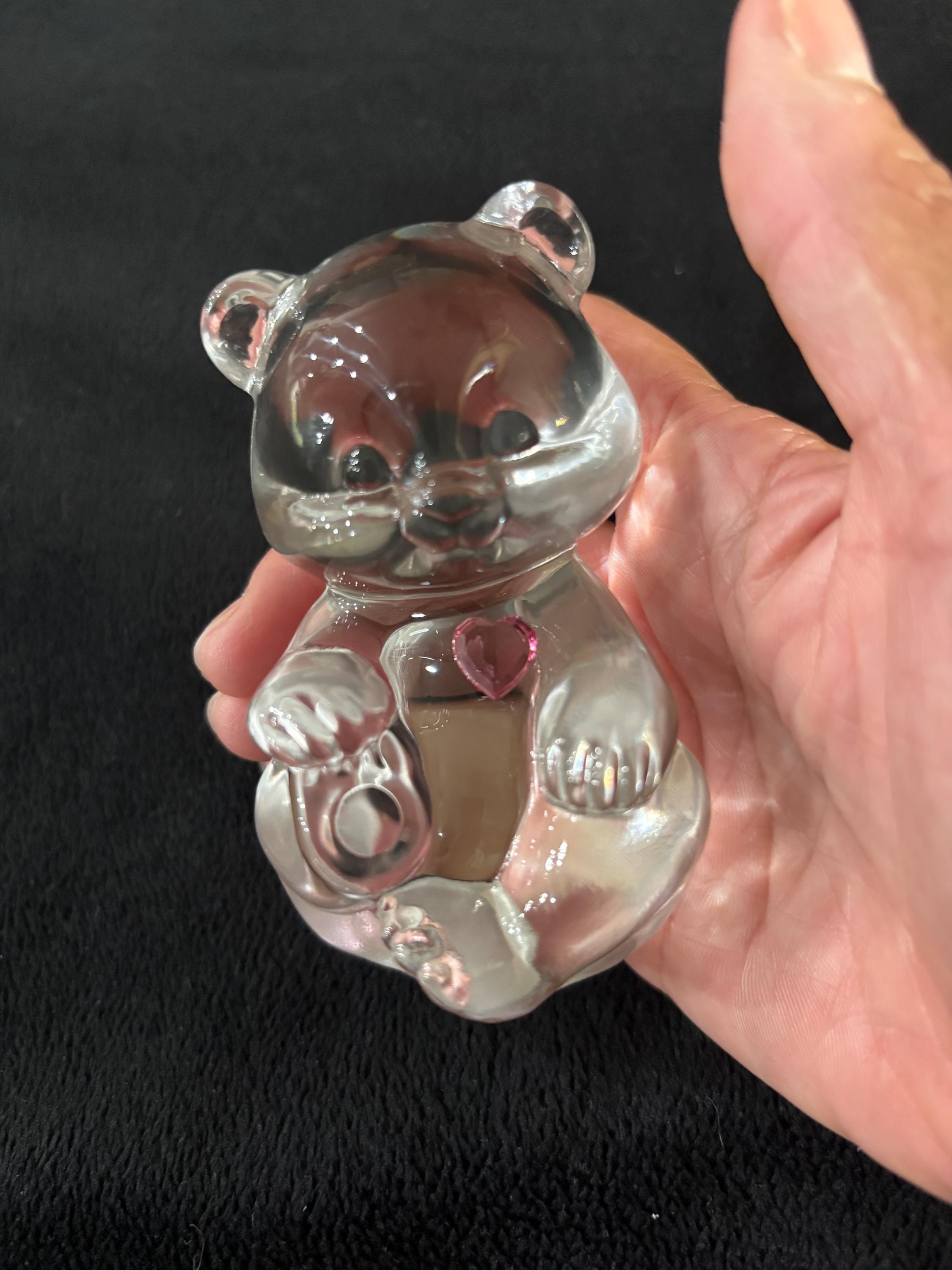 Fenton Pink Bear - Etsy