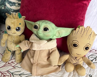 Collection of Star Wars plushies