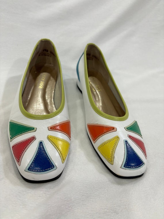 Women’s vintage leather flat shoes made expressly… - image 1