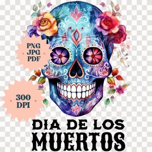 Suiker schedel PNG Dia De Los Muertos png suiker schedel SVG Pastel Halloween Clipart transparante achtergrond