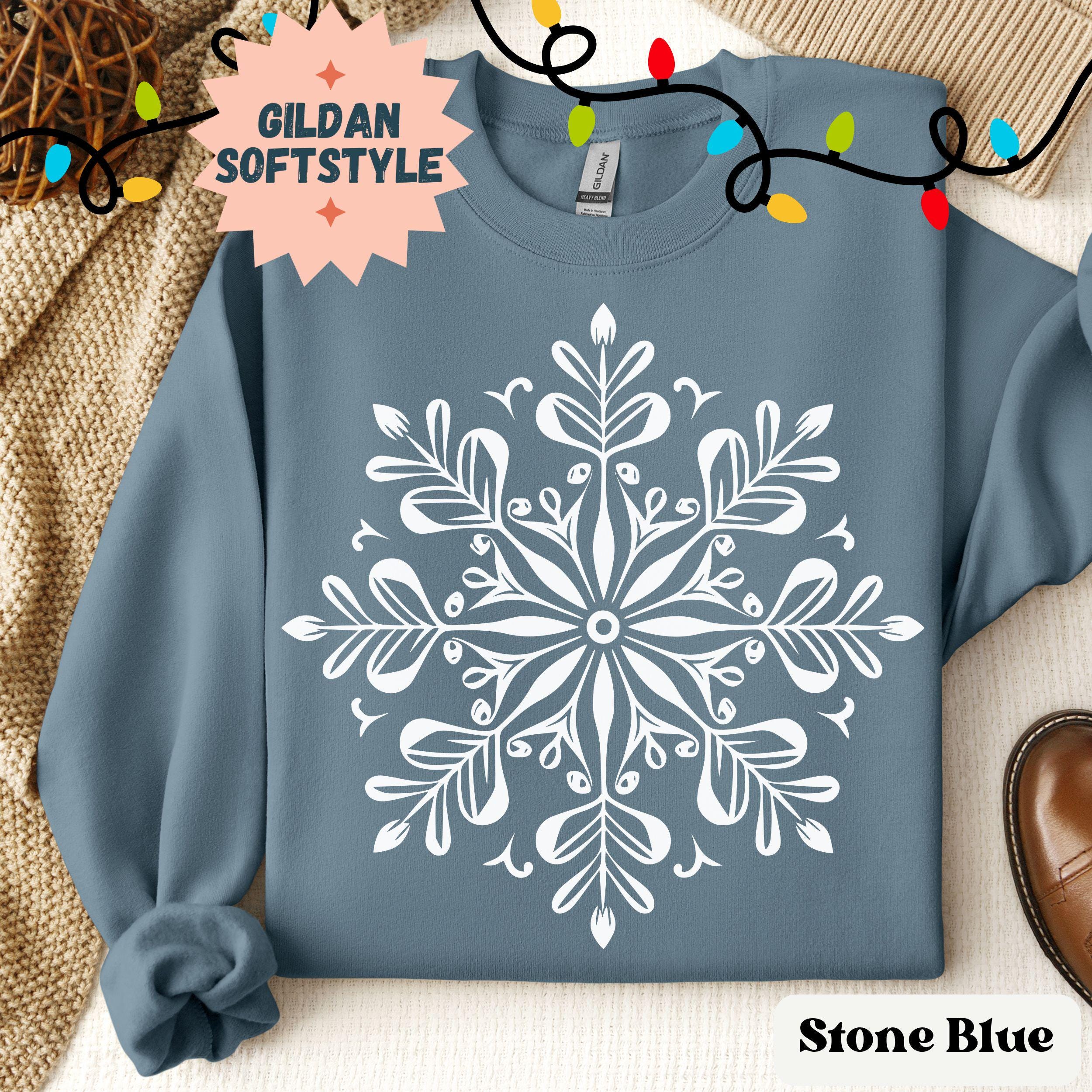 トップス SNOW FLAKE SWEAT SHIRTS Snowflake Sweat Shirt - Etsy