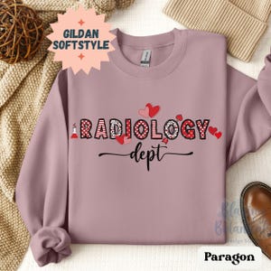 Radiologie-sweater Valentijnsdag Radiologie-valentijnsshirt Rad Tech Valentijnscadeau Afstuderen