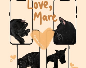4 Black Cat Phone Wallpapers for iPhone and Android