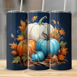 Sunflower Pumpkins Tumbler Wrap | Fall Flannel | Digital Download | 20 Oz Tumbler Wrap | Autumn Tumbler Wrap | Fall Pumpkin Tumbler Wrap