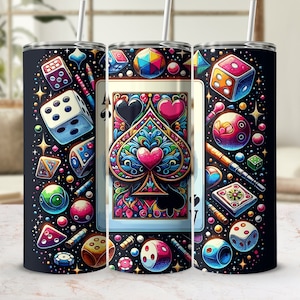Gaming Controller Tumbler Wrap | Gift For Gamer | Console Gaming 20 Oz Skinny Tumbler Png Sublimation Design | Gamer Girl | Gamer Boy