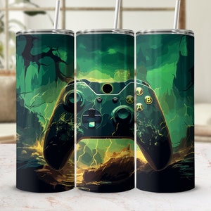Game Tumbler Wrap | Gamer Tumbler Wrap | Inspirational Tumbler Design | Gamer Gift Idea | 3D Gamer Sublimation Designs | Gaming Accessories