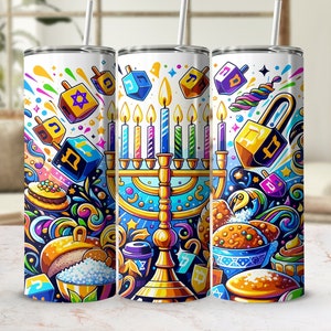 Hanukkah Png | Jewish Png | Sublimate Designs Download | Instant Digital Download | Hanukkah Tumbler | Winter Tumbler | Sublimation Tumbler