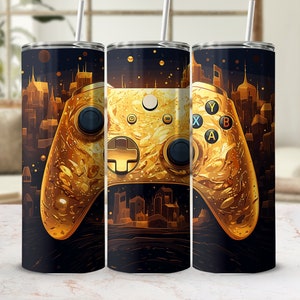 Game Tumbler Wrap | Gamer Tumbler Wrap | Inspirational Tumbler Design | Gamer Gift Idea | 3D Gamer Sublimation Designs | Gaming Accessories